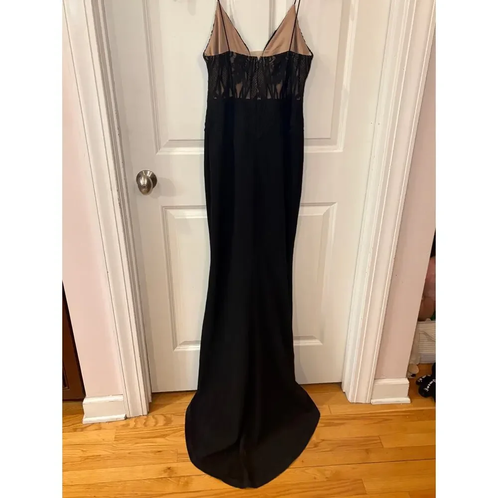 Hello Molly "I Come Alive" Black Maxi Dress Size 6 - Picture 4 of 16